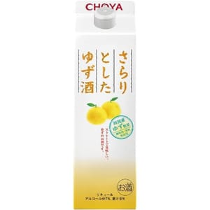 蝶矢CHOYA 蝶矢CHOYA 柚子酒 業務用 紙盒裝 1000ml 1000ml 正面圖