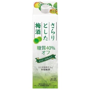 CHOYA CHOYA 梅酒 蝶矢 低糖減甜清新梅酒 業務用 紙盒裝 1000ml 1000ml  正面圖