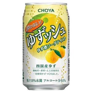 蝶矢CHOYA 蝶矢CHOYA 無酒精柚子酒 350ml 350ml 正面圖