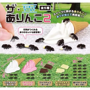 日本直送 日本直送 公仔擺設 甜食是惹蟻的 1套配5種甜品 32隻螞蟻 - 清貨優惠 正面圖