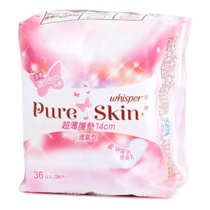 護舒寶Pure 護舒寶Pure Skin純肌+淡香型衛生護墊 36片 - 清貨優惠 正面圖