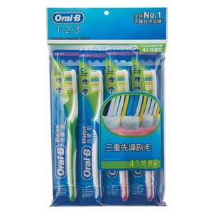 Oral Oral B 先導型軟毛牙刷 40號4枝裝 - 清貨優惠 正面圖