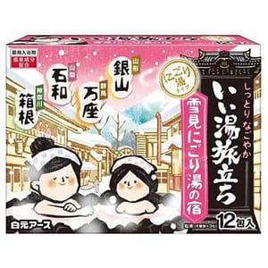日本Hakugen 日本Hakugen 白元 溫泉入浴劑 消除疲勞 4種芳香 12包入 - 清貨優惠 12包 正面圖