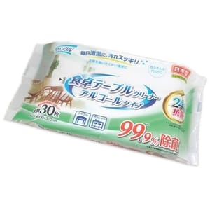 日本Life 日本Life do plus 99.9%除菌 餐桌清潔抗菌濕紙巾 大片裝 30枚 - 清貨優惠 正面圖
