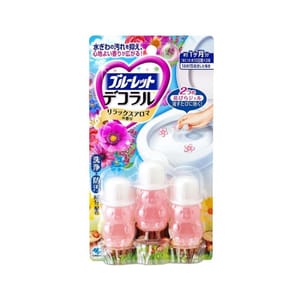 日本小林製藥 日本小林製藥 爽花蕾 小熊花香啫喱 舒爽香薰 馬桶內壁用 3個入 - 清貨優惠 正面圖