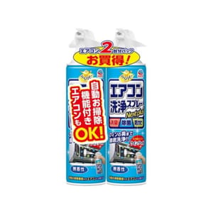 日本Earth 日本Earth Chemical 免水洗冷氣清潔劑 420ml 2個入 - 清貨優惠 420ml 正面圖