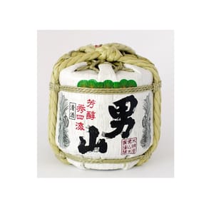 男山 男山 上撰 迷你菰樽 300ml 300ml  正面圖