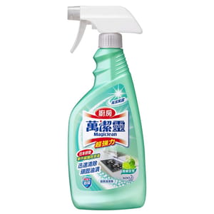 Magiclean廚房萬潔靈 Magiclean廚房萬潔靈 噴裝 青檸芬芳 500ml  - 清貨優惠 500ml  正面圖
