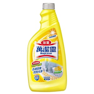 Magiclean浴室萬潔靈 Magiclean浴室萬潔靈 補充裝 檸檬芬芳 500ml - 清貨優惠 500ml 正面圖