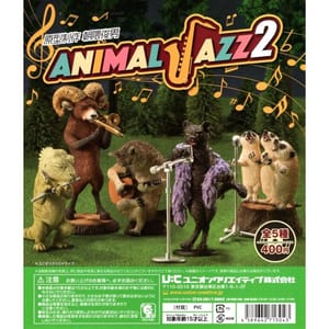 日本直送 日本直送 公仔擺設 Animal Jazz2 動物合唱團 1套5隻 - 清貨優惠   正面圖
