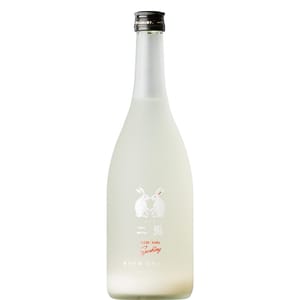 丸石酒造 丸石酒造 二兔 純米吟釀 雄町55 Sparkling 濁氣泡酒 720ml 720ml  正面圖