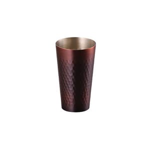 日本清酒杯 日本清酒杯 新潟縣 食樂工房 純銅啤酒清酒杯 150ml 150ml  正面圖
