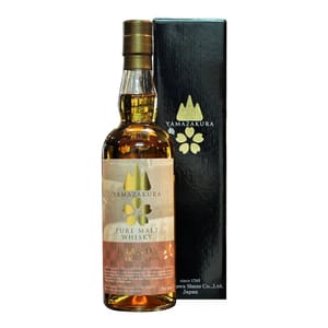 笹之川酒造 笹之川酒造 山櫻 白蘭地桶裝純麥芽威士忌 46度 700ml 700ml  正面圖