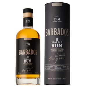 1731 1731 Fine & Rare 巴巴多斯8年陳釀 單一產地朗姆酒 46度 700ml 700ml  正面圖