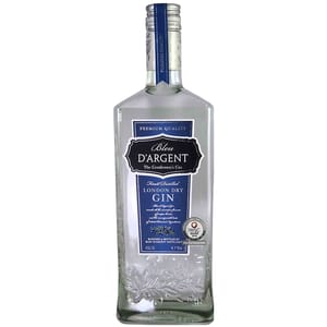 Bleu Bleu D'Argent London Dry Gin 法國銀藍色倫敦乾氈酒 700ml 700ml 正面圖
