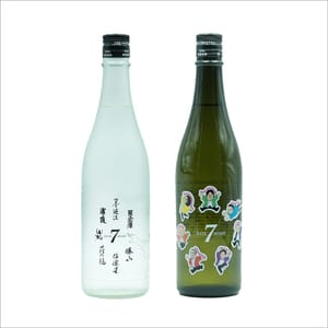 DATÉ DATÉ SEVEN SEASONⅡ episodeⅡ 萩之鶴+山和 純米大吟釀 720ml 套裝 - 期間限定 720ml  正面圖