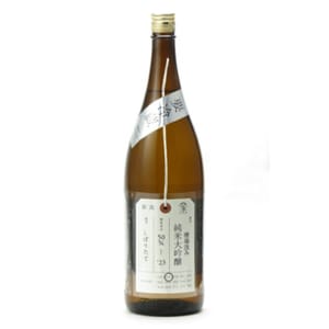 加茂錦酒造 加茂錦酒造 荷札酒 槽場汲み しぼりたて 無濾過生原酒 純米大吟釀 1.8L 8L  正面圖