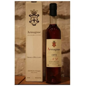 Nismes-Delclou Nismes-Delclou Armagnac 1972 Vintage 500ml 500ml  正面圖