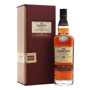 Glenlivet Glenlivet 21 Years Single Malt Archive 格蘭利威 金利21年麥芽威士忌 木盒裝 700ml 700ml  正面圖