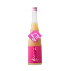篠崎酒造 篠崎酒造 馬路村 白桃梅酒 500ml 500ml  正面圖