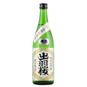 出羽桜酒造 出羽桜酒造 出羽櫻 純米大吟釀 本生 龜の尾 720ml - 限定品 720ml  正面圖