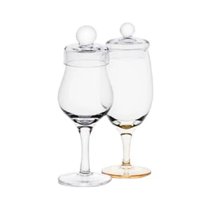 Amber Amber Glass 威士忌 玻璃杯 禮盒裝 附蓋和禮品盒   正面圖