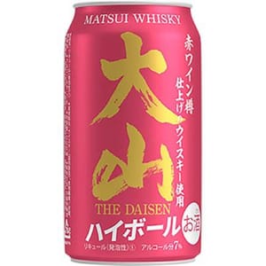 松井酒造 松井酒造 大山 紅酒桶 Highball 350ml 350ml 正面圖