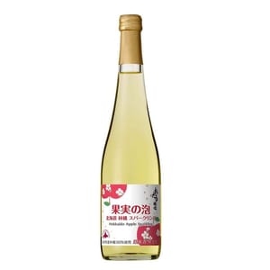 北海道葡萄酒莊 北海道葡萄酒莊 北海道蘋果微氣泡酒 Hokkaido Apple Sparkling 500ml 500ml  正面圖