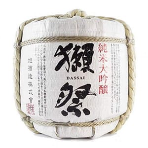 獺祭 獺祭 一升飾樽 山口県 旭酒造   正面圖