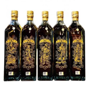 Johnnie Johnnie Walker Blue Label 五路財神 Special Edition 一套5支沒有盒   正面圖