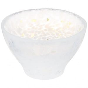 日本清酒杯 日本清酒杯 津輕びいどろ 雪花 F-49786   正面圖