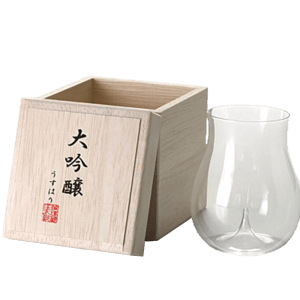 日本松徳硝子 日本松徳硝子 大吟釀 酒器 木箱入 250ml 250ml  正面圖