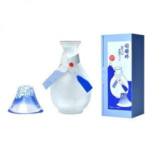 日本清酒杯 日本清酒杯 富士山招福杯 酒杯酒瓶套裝 一套兩個 G637-M75   正面圖