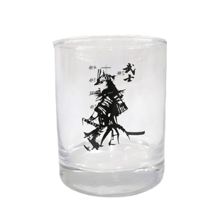 日系威士忌杯 日系威士忌杯 揮劍武士 刻度 300ml 300ml  正面圖