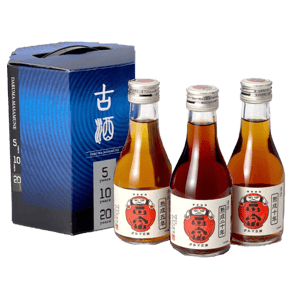 達磨正宗 達磨正宗 ダルマ正宗 熟成古酒 5年10年20年 180ml 3支套裝 180ml  正面圖