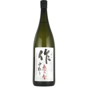 作 作 中取り 惠乃智 純米吟釀 1.8L 8L  正面圖