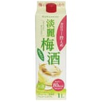 中埜酒造 中埜酒造 KUNIZAKARI 淡麗梅酒 業務用 1000ml 1000ml  正面圖