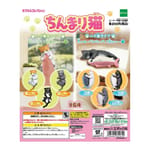 日本直送 日本直送 貓公仔擺設 指尖上的小貓 一套六隻 - 清貨優惠   正面圖