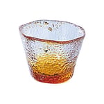 日本清酒杯 日本清酒杯 津輕びいどろ 黃金空 F-79468   正面圖