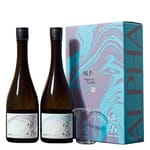 油長酒造 油長酒造 風之森 ALPHA 7 一期一會 Sweet&Dry 2支 720ml + Hario量杯  - 限定品 720ml  正面圖