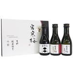 寒梅酒造 寒梅酒造 宮寒梅 EXTRA CLASS 吟髓・醇麗純香・至粹 180ml套裝 - 限定品 180ml  正面圖