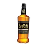 Black Black Velvet Blended Canadian Whisky 黑美人加拿大威士忌 1L 1L  正面圖