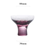 日式清酒杯 日式清酒杯 粉紅夢幻星空 高杯 1個   正面圖
