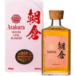 篠崎酒造 篠崎酒造 朝倉櫻花桶大麥燒酎 500ml 500ml  正面圖