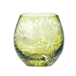 日本清酒杯 日本清酒杯 東洋佐佐木 鮮豔寶石酒杯 綠 350ml HG110-53WG 350ml  正面圖