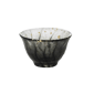日本清酒杯 日本清酒杯 庄內Craft 職人による硝子杯 黑 F-70442   正面圖