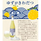 北島酒造 北島酒造 塩ゆず 天然海鹽 柚子酒 720ml 720ml  背面圖