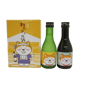 日の丸 日の丸 秋田犬清酒 純米大吟釀+特別純米酒 180ml 2支套裝 180ml  正面圖