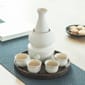 日式清酒杯 日式清酒杯 酒杯酒瓶套裝 燭台陶瓷溫酒套裝   背面圖